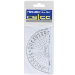 PROTRACTOR CELCO 10CM 180 HANGSELL