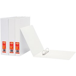 Office Choice Insert Binders Enviro A4 2D Ring 25Mm White