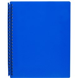 MARBIG REFILLABLE DISPLAY BOOK A4 20 Pocket Blue