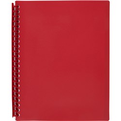 Display Book 20P A4 Red Refillable