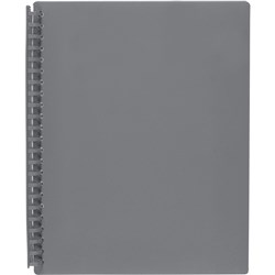 Display Book 20P A4 Grey Refillable