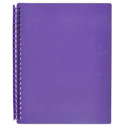 Display Book 20P A4 Purple Refillable