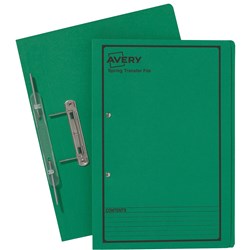 Avery Spring Transfer File Green