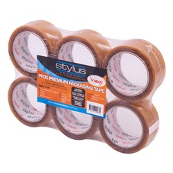 Vibac Pp30R Packaging Tape Clear 48Mmx75M Pack Of 6