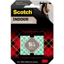 Scotch 111 Heavy Duty Mounting Squares 25.4X25.4Mm