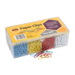 Paper Clip Large 33Mm Coloured (800)