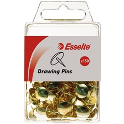Esselte Drawing Pins 45100 Brass Pack Of 150