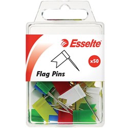 Esselte Flag Pins (50)