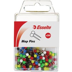 Esselte Map Pins (200)