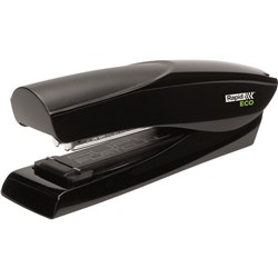 RAPID STAPLER ECO Half Strip Super Flat Clinch Black