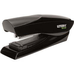 RAPID STAPLER ECO Full Strip Super Flat Clinch Black