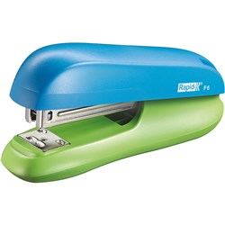 STAPLER RAPID FUNKY F6  HALF STRIP BLUE GREEN