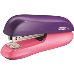 STAPLER RAPID FUNKY F6  HALF STRIP PURPLE APRICOT