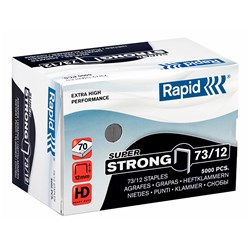 Rapid Staples Heavy Duty 73/12 Super Strong Box Of 5000