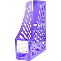 Italplast Magazine Stand Translucent Purple