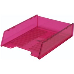 Italplast Document Tray A4 Multi Fit Pink