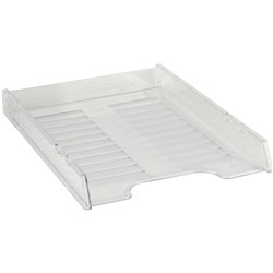 Italplast Document Tray A4 Compact Multi Fit Tint Clear