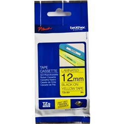 P-Touch Tz-631 12Mm Black/Yellow