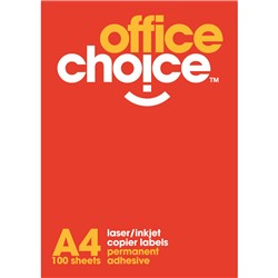 LASER LABEL OFFICE CHOICE 1(P/PG) 199.6X289.1MM