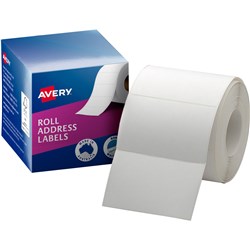 LABEL ROLL AVERY 78MM X 48MM