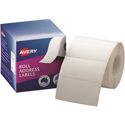 AVERY ADDRESS LABELS 70x36mm Roll White Box of 500