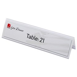 REXEL NAME PLATE LARGE 210*59MM (25)