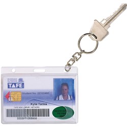 REXEL ID FUEL CARD HOLDER WITH KEY RING EACH