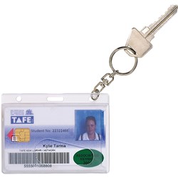 Rexel Id Fuel Card Holder With Key Ring Each