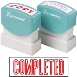 Stamp X Completed Red