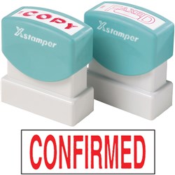 STAMP X CONFIRMED RED