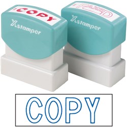 Stamp X Copy Blue