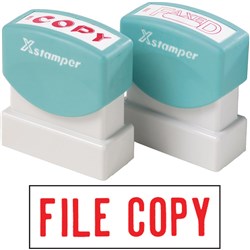 Stamp X File Copy - Red