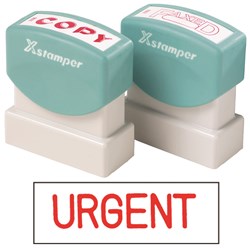 STAMP X URGENT - RED