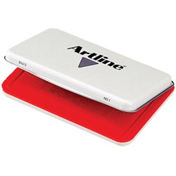 ARTLINE EHJ3 PREMIUM STAMP PAD No.1 Red 