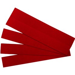 Magnetic Strip Quartet Red 150*22Mm (25)