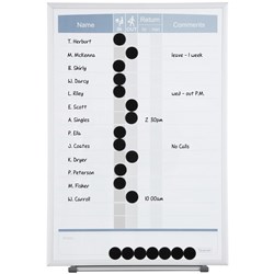 QUARTET MATRIX IN/OUT BOARD 15 NAME