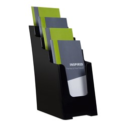 DEFLECT-O BROCHURE HOLDER Sustainable Office 4 Tier - Dl 