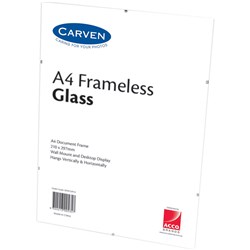 CERTIFICATE FRAME CARVEN A4 GLASS