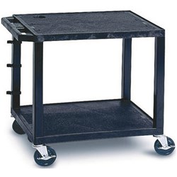 Tuffy Utility Trolley 2 Shelf H66Cm Black