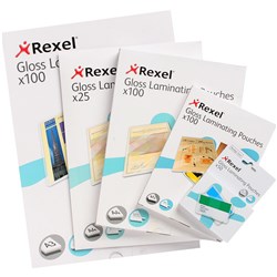 Rexel Laminating Pouches A4 2X100Mic Pack Of 100