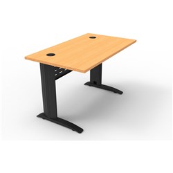 Rapid Span Desk W1200Xh700Mm Beech & Black
