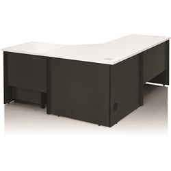 Logan Workstation 1800X1800X600Mm White & Ironstone
