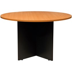 Logan Meeting Table 1200 Diameter Beech & Ironston