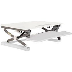 Rapid Riser Workstation W890Mm X D590Mm Medium - White
