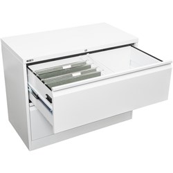 Go Lateral Filing Cabinet 2 Drawers H705Xw900Xd470Mm White China