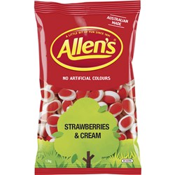 Allen'S Strawberries & Cream 1.3Kg Pack