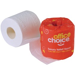 Office Choice Toilet Rolls Premium 2Ply Carton Of 48