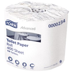 TORK TOILET ROLLS T4 ADVANCED 2ply Carton of 48  