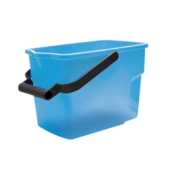 Mop Squeeze Rectangular Bucket Plastic Blue