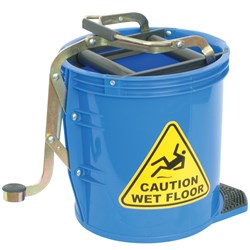 Italplast Mop Bucket Heavy Duty 16Litres Blue